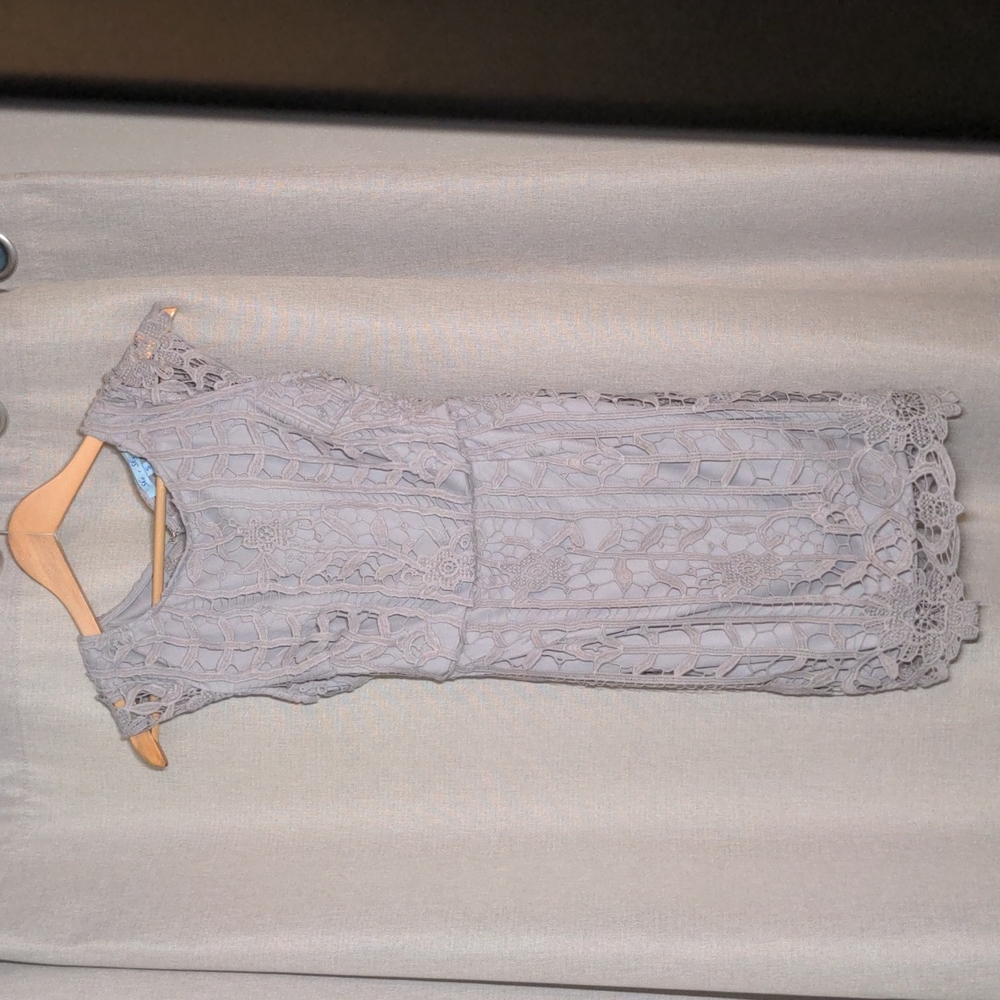Lavender lace dress in size small